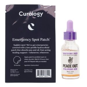 1 set of 2: 20pk hydrocolloid patches & 1 oz HA drops